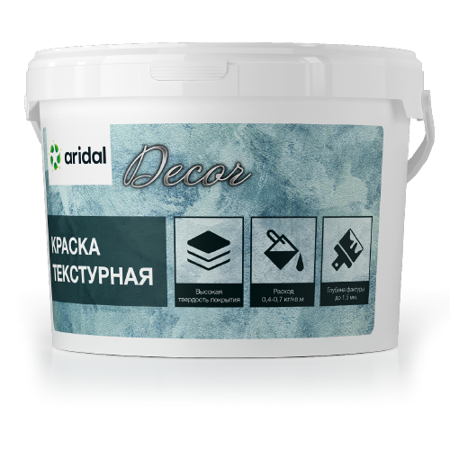 Краска текстурная ARIDAL DECOR