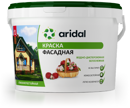 Краска фасадная ARIDAL f1